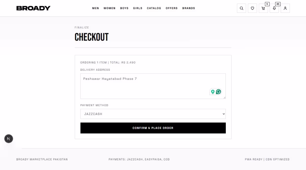 Checkout