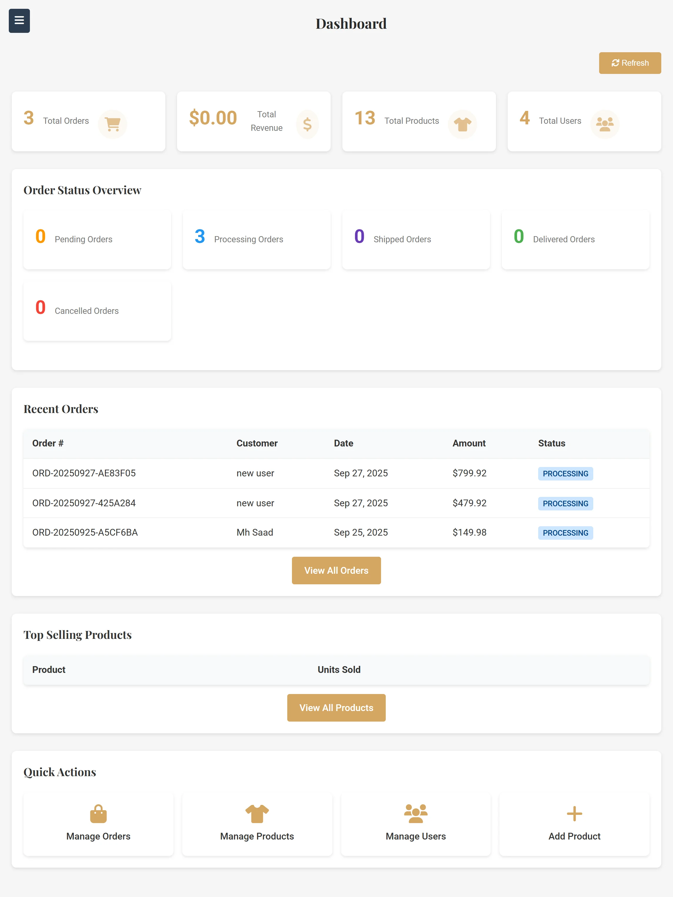 Admin Panel