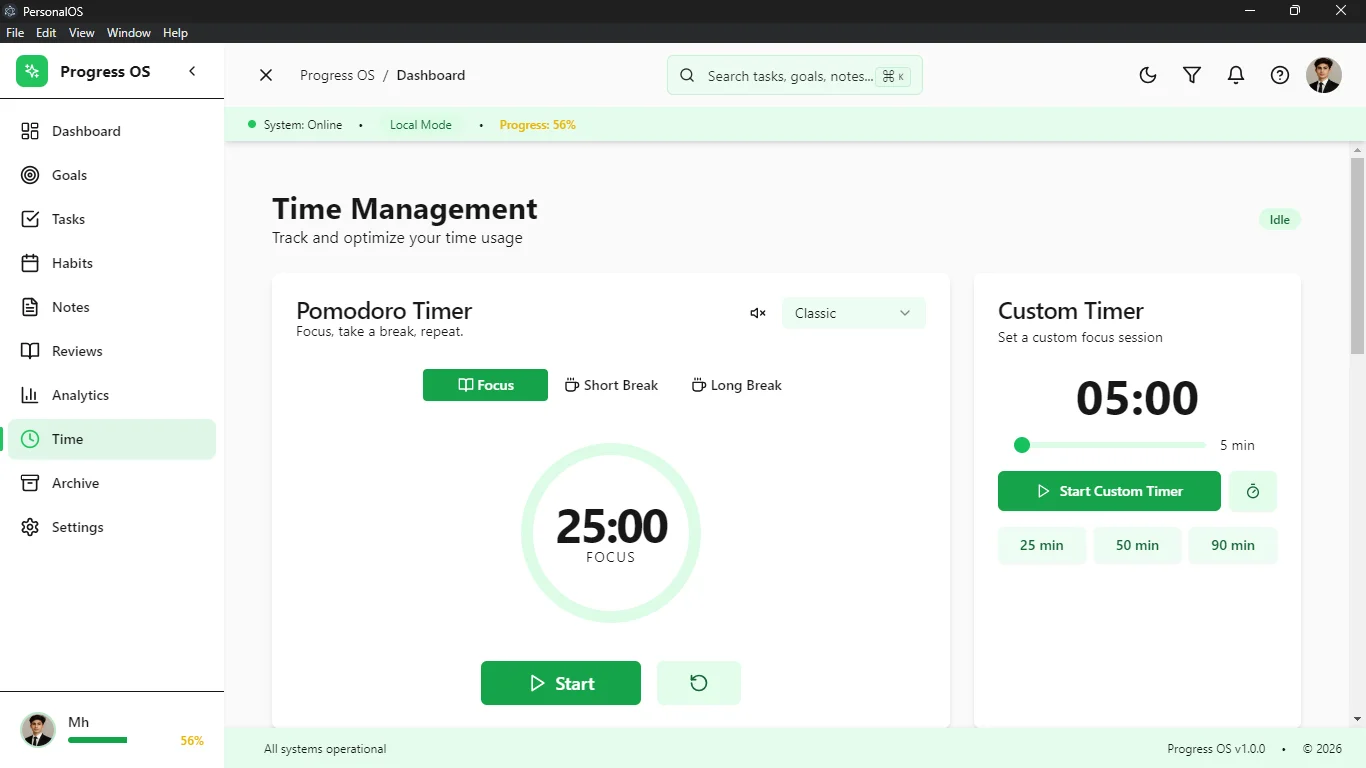 Time Management Module