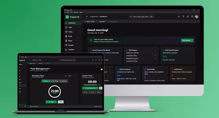 Progress OS preview