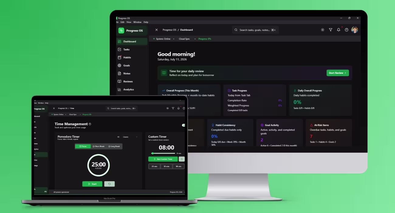 Progress OS preview